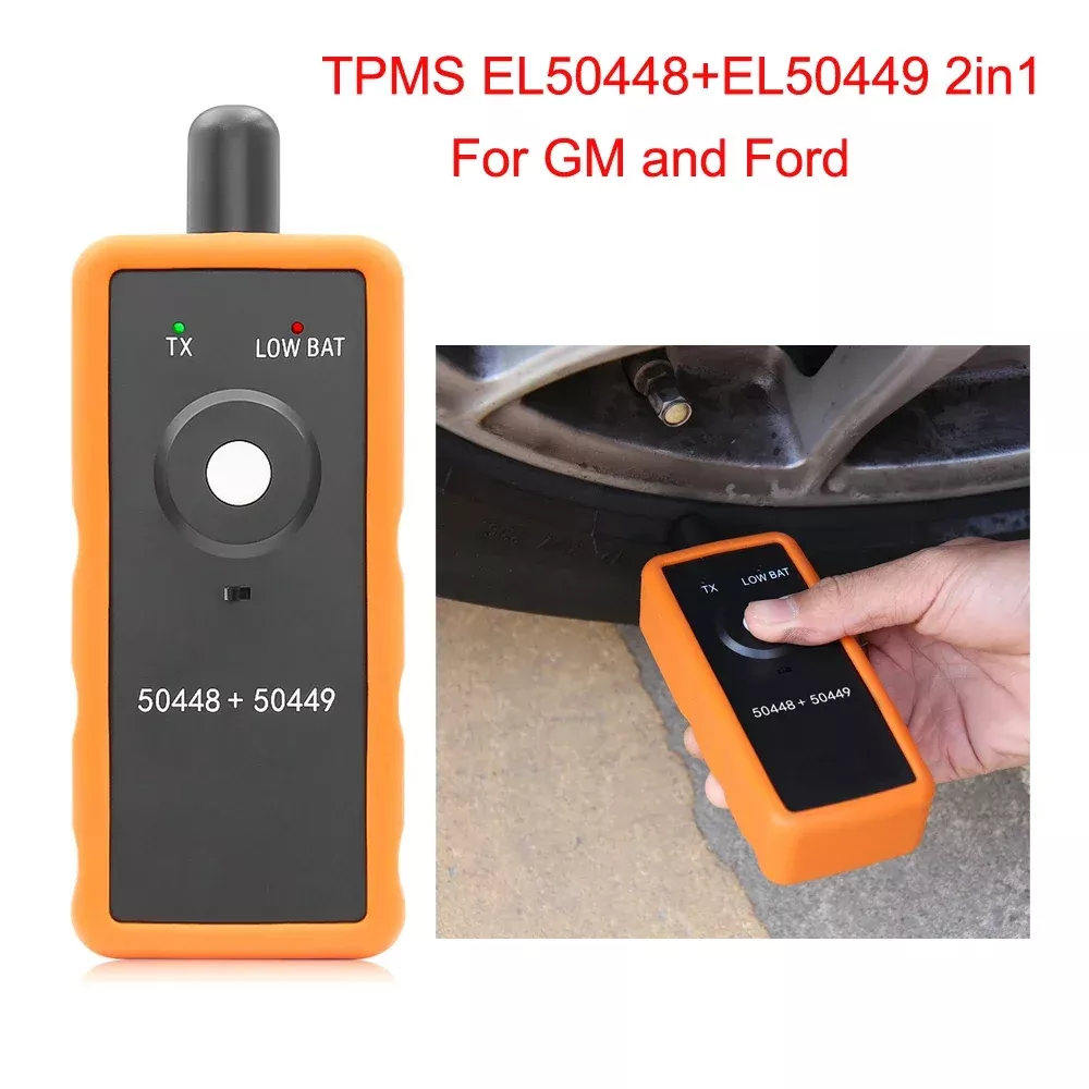 2in1 EL-50448 Plus EL-50449 Auto Band Pressure Monitor Sensor OEC-T5 El 50448 Voor Gm/Opel 50449 Voor Ford Tpms Outil de réinitialisation