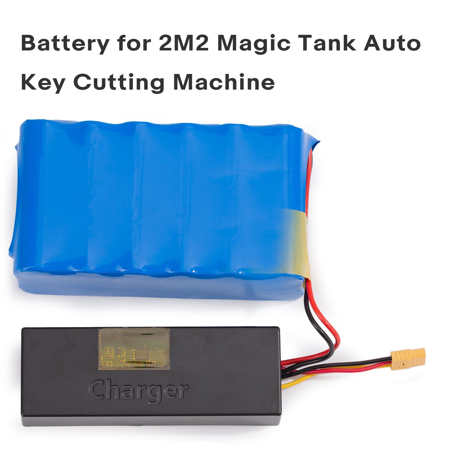 2M2 TANK 2 Pro TANK II Pro CNC Key Cutting Machine Ajouter des clés de maison Mul-T-lock, Dimple, clés multi-point avec pince FO21 et batterie