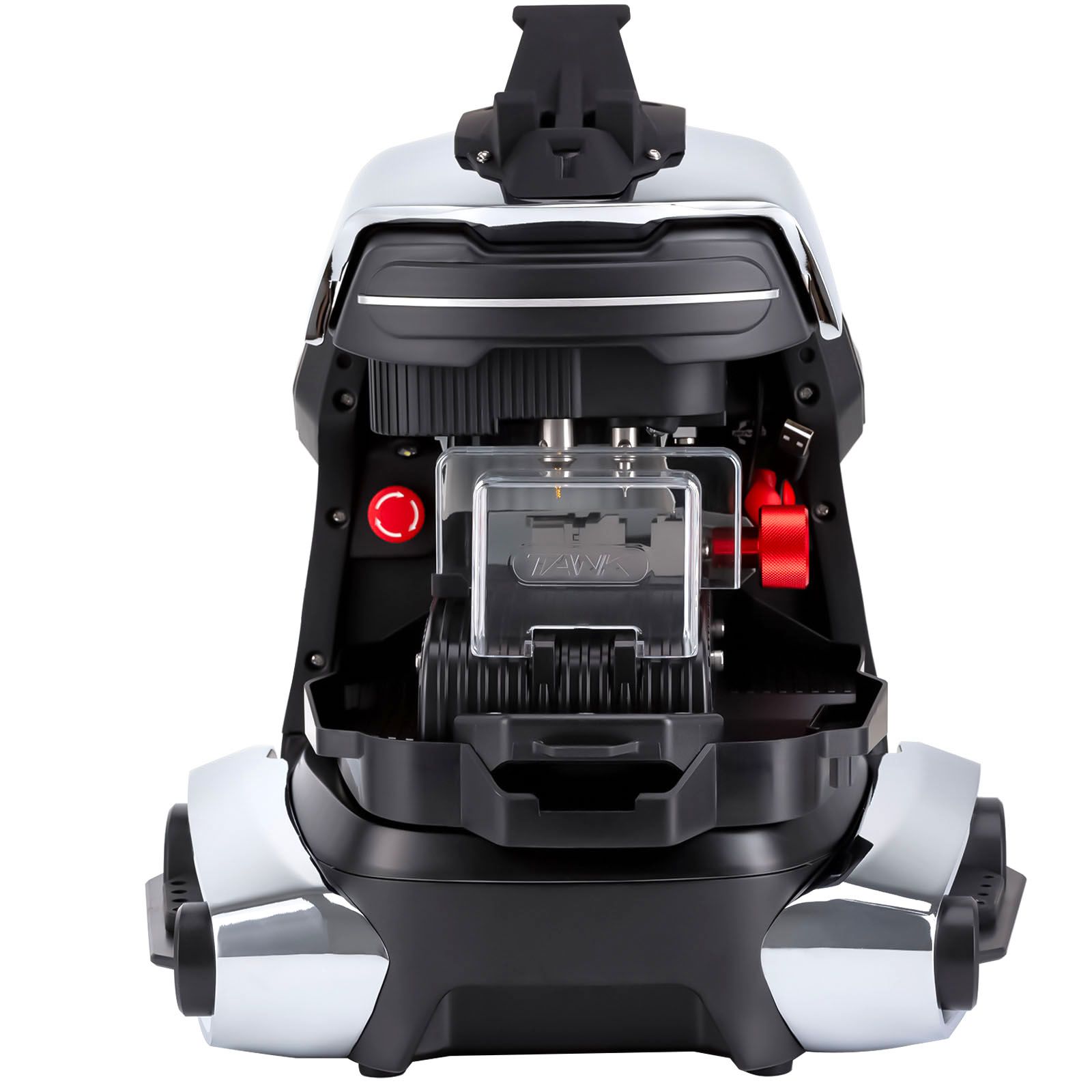 2M2 TANK 2 Pro TANK II Pro CNC Key Cutting Machine Ajouter des clés de maison Mul-T-lock, Dimple, clés multi-point avec pince FO21 et batterie