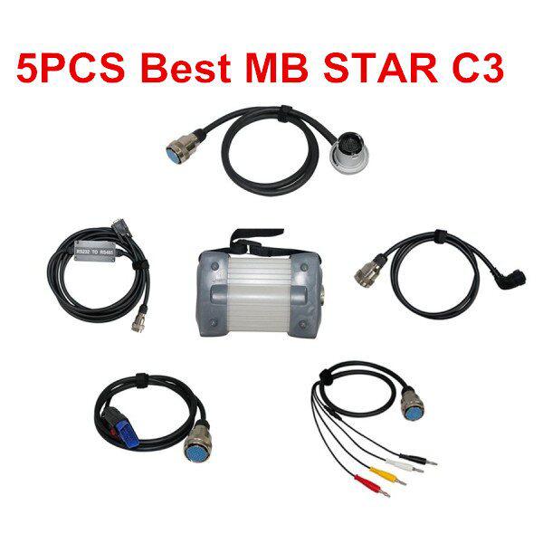 5pcs meilleure qualité MB Star C3 pro pour les camions et les voitures Mercedes