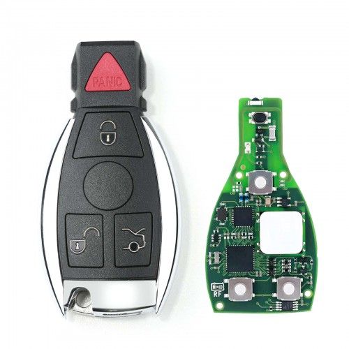 5pcs CG MB 08 Version Keyless Go Key 2-in-1 315MHz/433MHz avec Shell pour Mercedes W164 W221 W216 de l'année 2005-2010 Obtenez 5 jetons gratuits