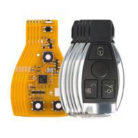 Mercedes - Benz 5 pièces xhorse vvdi be Key pro jaune verion pas de points avec Smart Key Shell 3 boutons / 4 boutons avec Panic