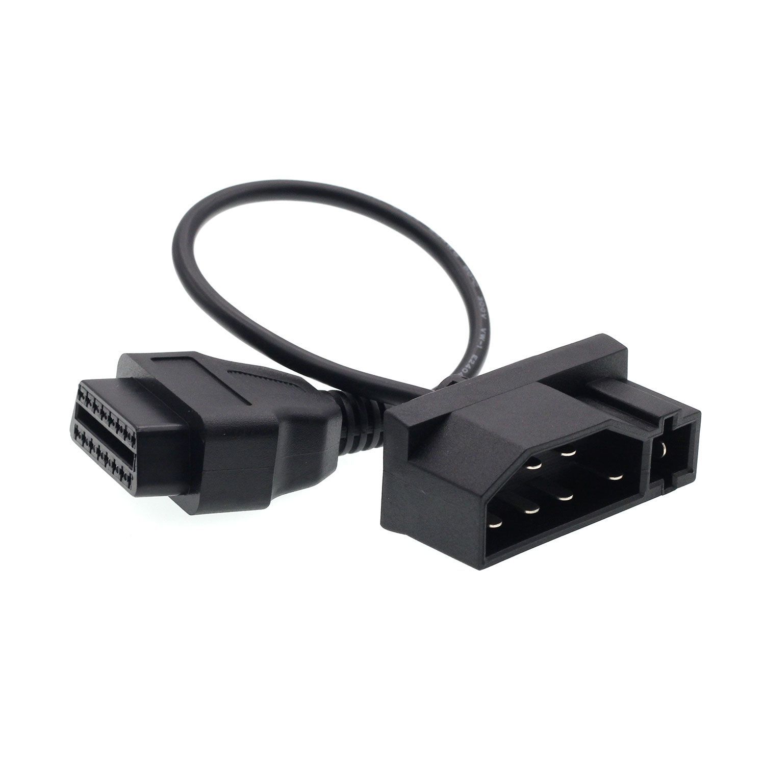 Ford High Quality 7 pin plug obd1 to OBD2 OBDII 16 pin diagnostic adapter cable