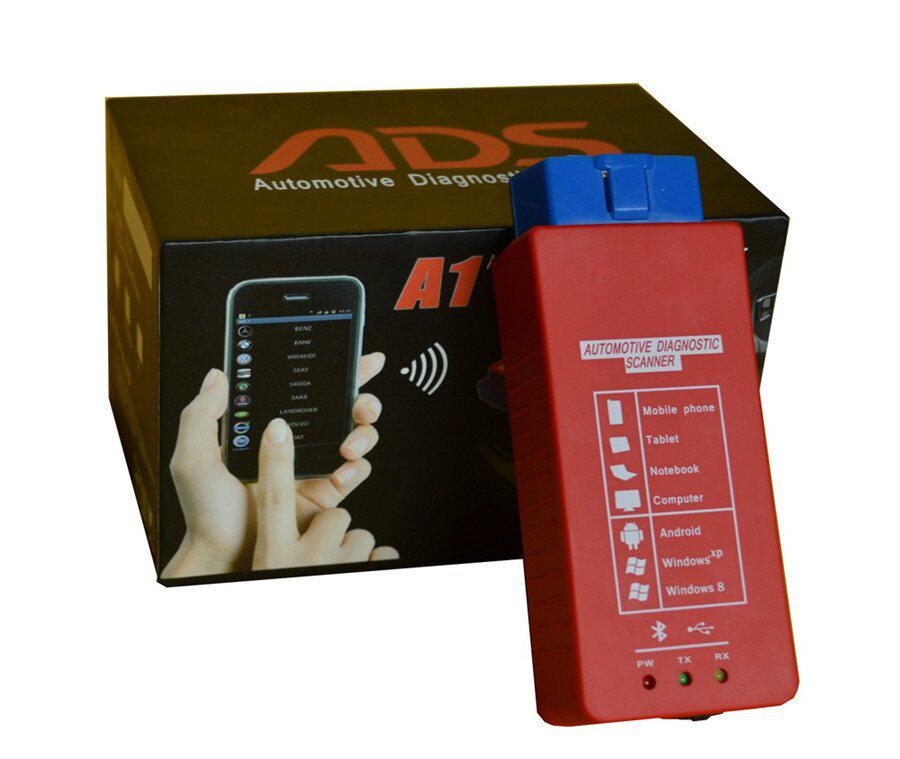 Le scanneur ADS A1 bluetooddii appuie le travail d 'Android WindowsXP sur les ordinateurs portables, les ordinateurs portables et les PC à domicile.