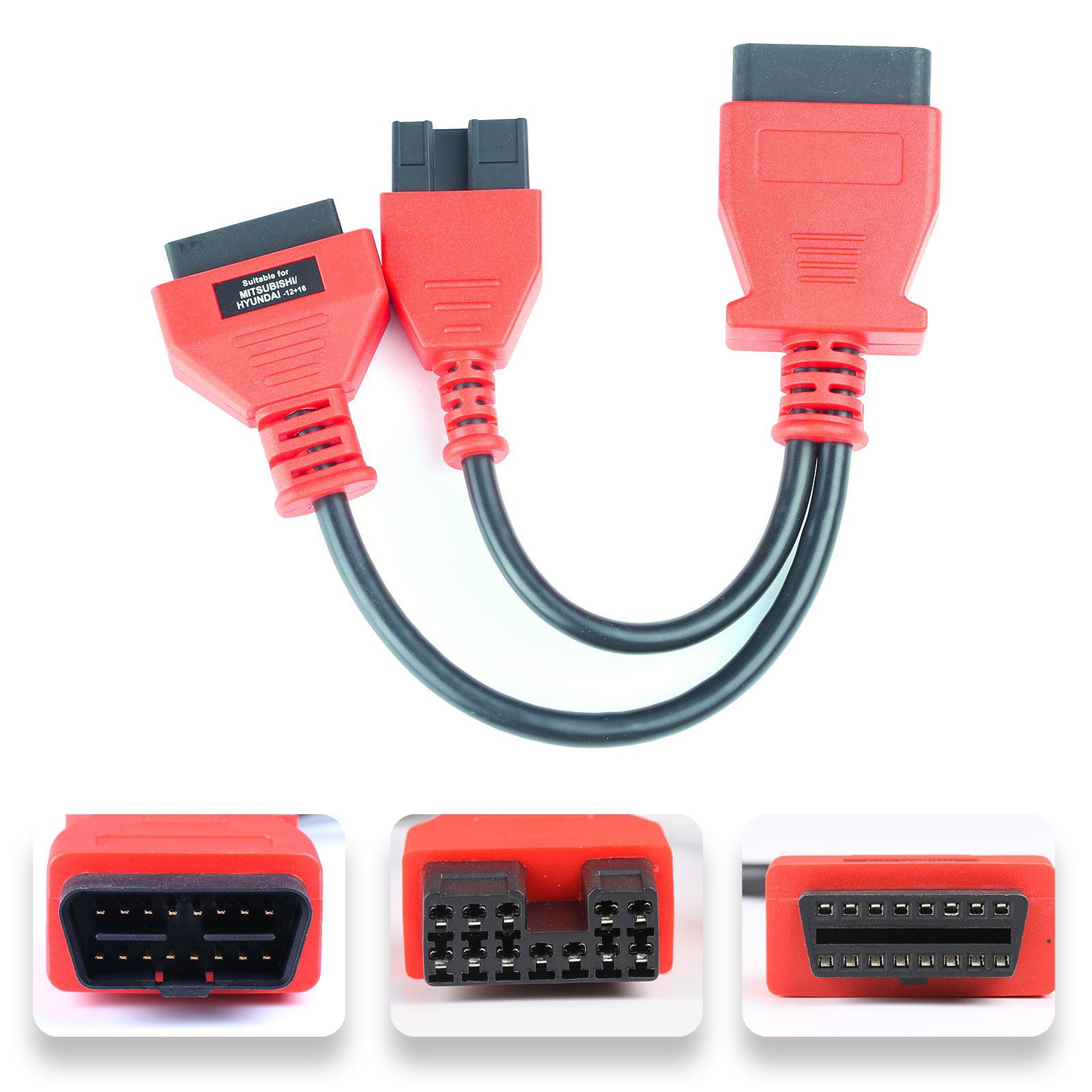 Autel ensemble complet de câbles et de connecteurs OBDII pour ds808 / mk808 / mp808 (câbles et connecteurs uniquement)