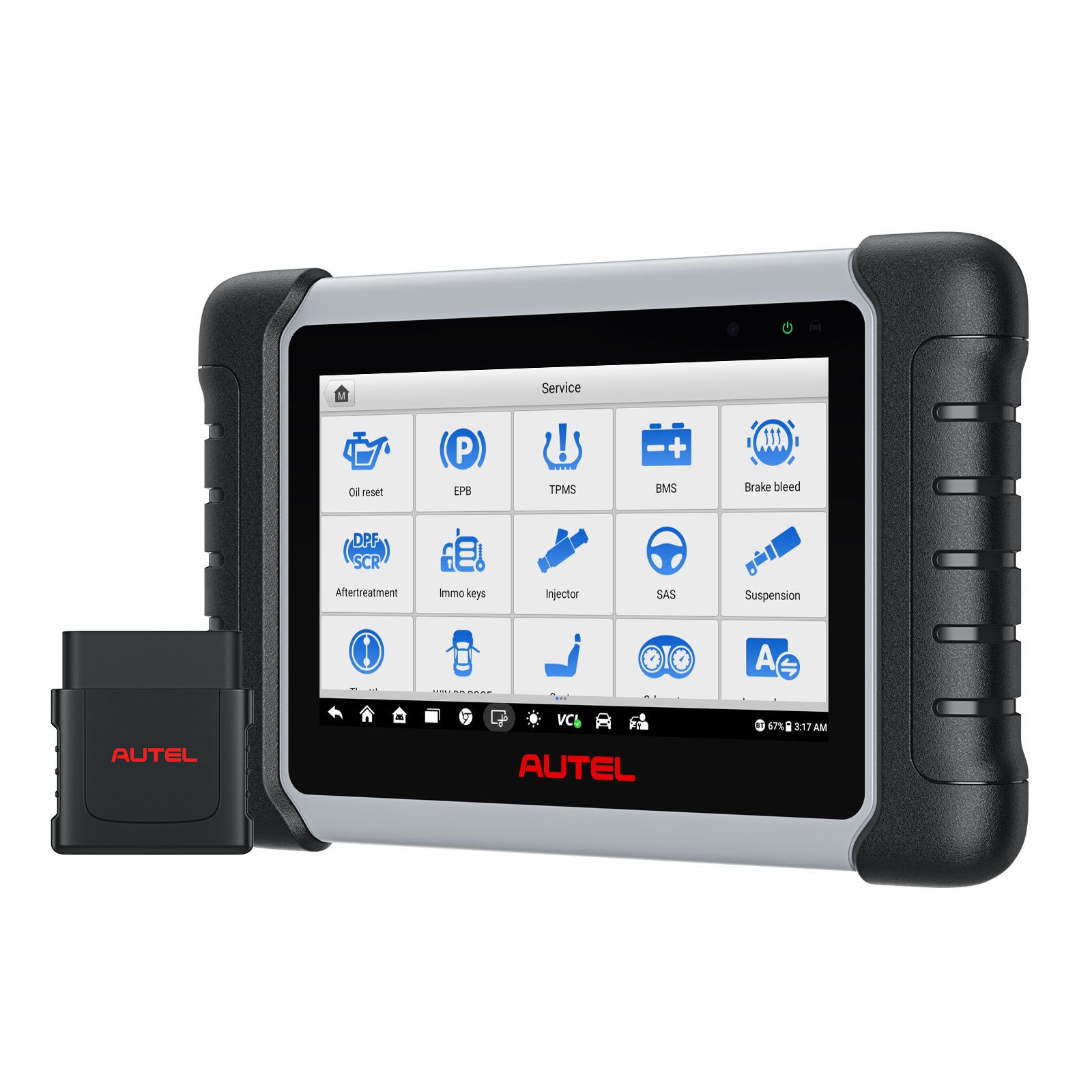 Autel MaxiCOM MK808BT PRO Outil de diagnostic de voiture, Tests actifs et scanner de contrôle bidirectionnel, 28+ services, FCA AutoAuth, Diagnostique sans fil