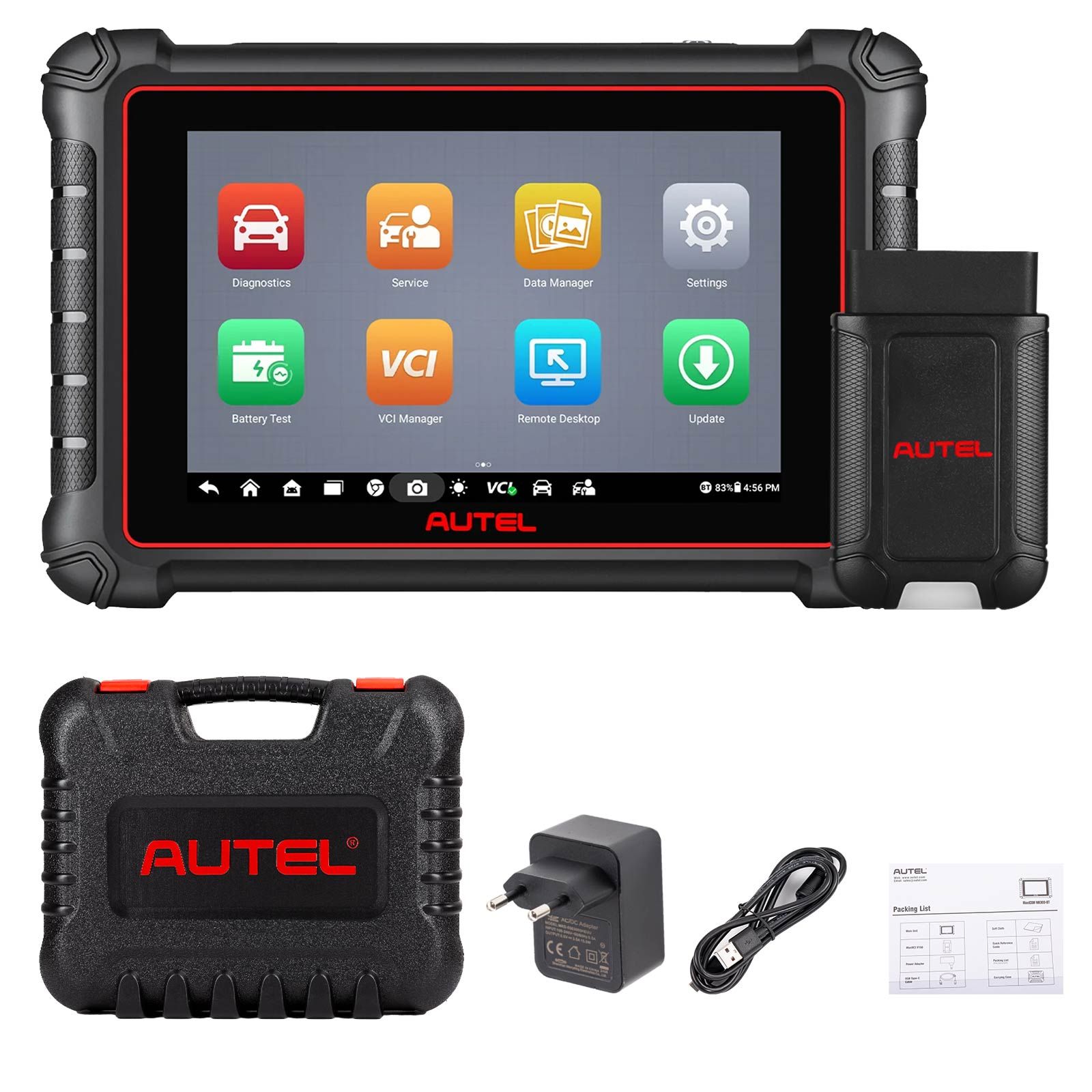 2025 Autel MaxiCOM MK900BT MK900-BT Scanner de diagnostic bidirectionnel Mise à jour de MX900 MK808BT MK808S CAN-FD&DOIP