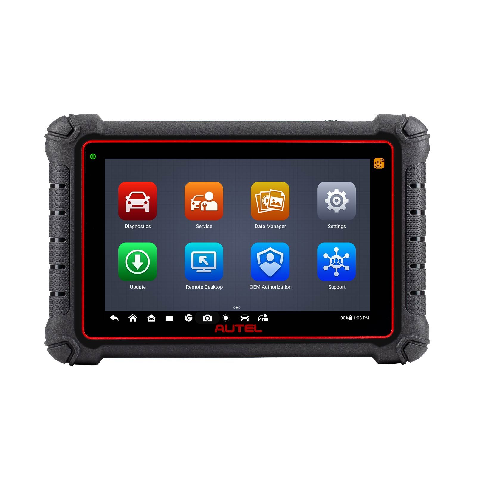Scanner de diagnostic TPMS sans fil Autel MaxiCOM MK900TS MK900-TS avec Android 11 Support DoIP / CAN FD Protocoles et 40+ Services mis à niveau de MK808TS