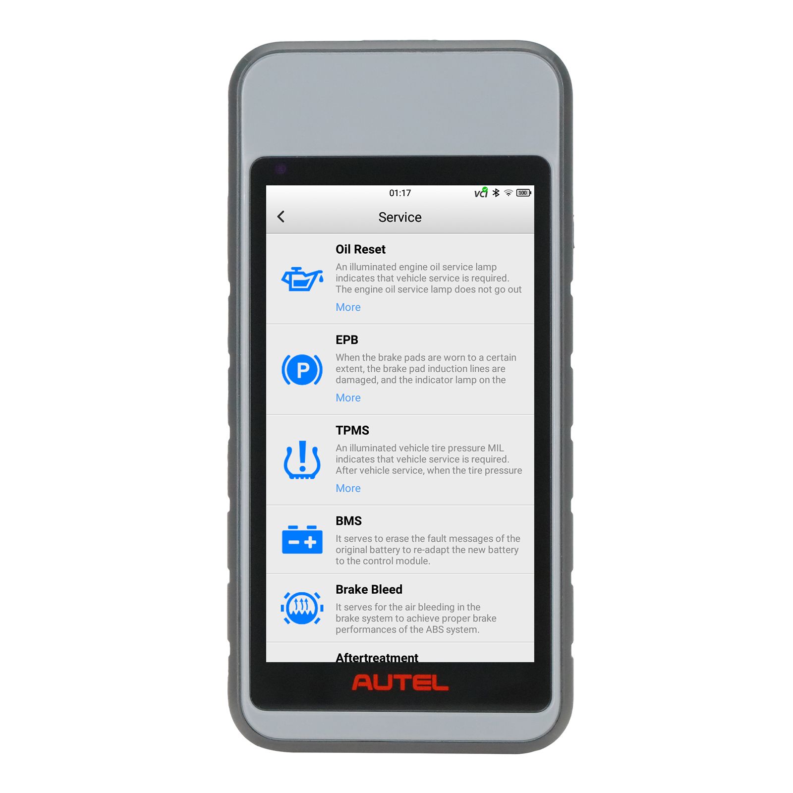 AUTEL MaxiDiag MD906 PRO (MD906PRO) Tous les services de diagnostic de système + d'entretien avec Android 9 System & Touchscreen Interface