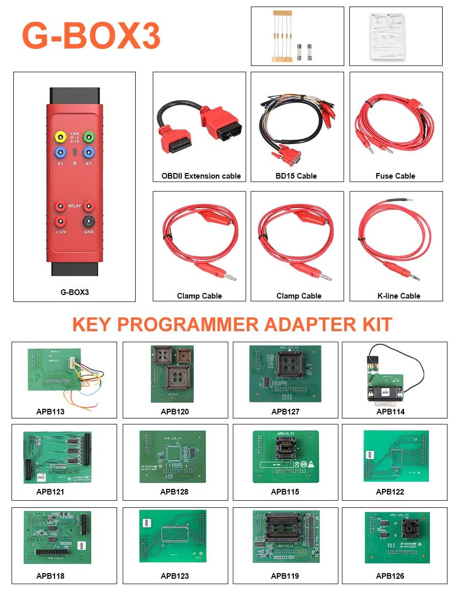 2025 Autel MaxiIM IM608 PRO II (Autel IM608 II) Kit complet avec JVCI+ Plus IMKPA Accessoires Obtenez gratuitement G-Box3 APB112