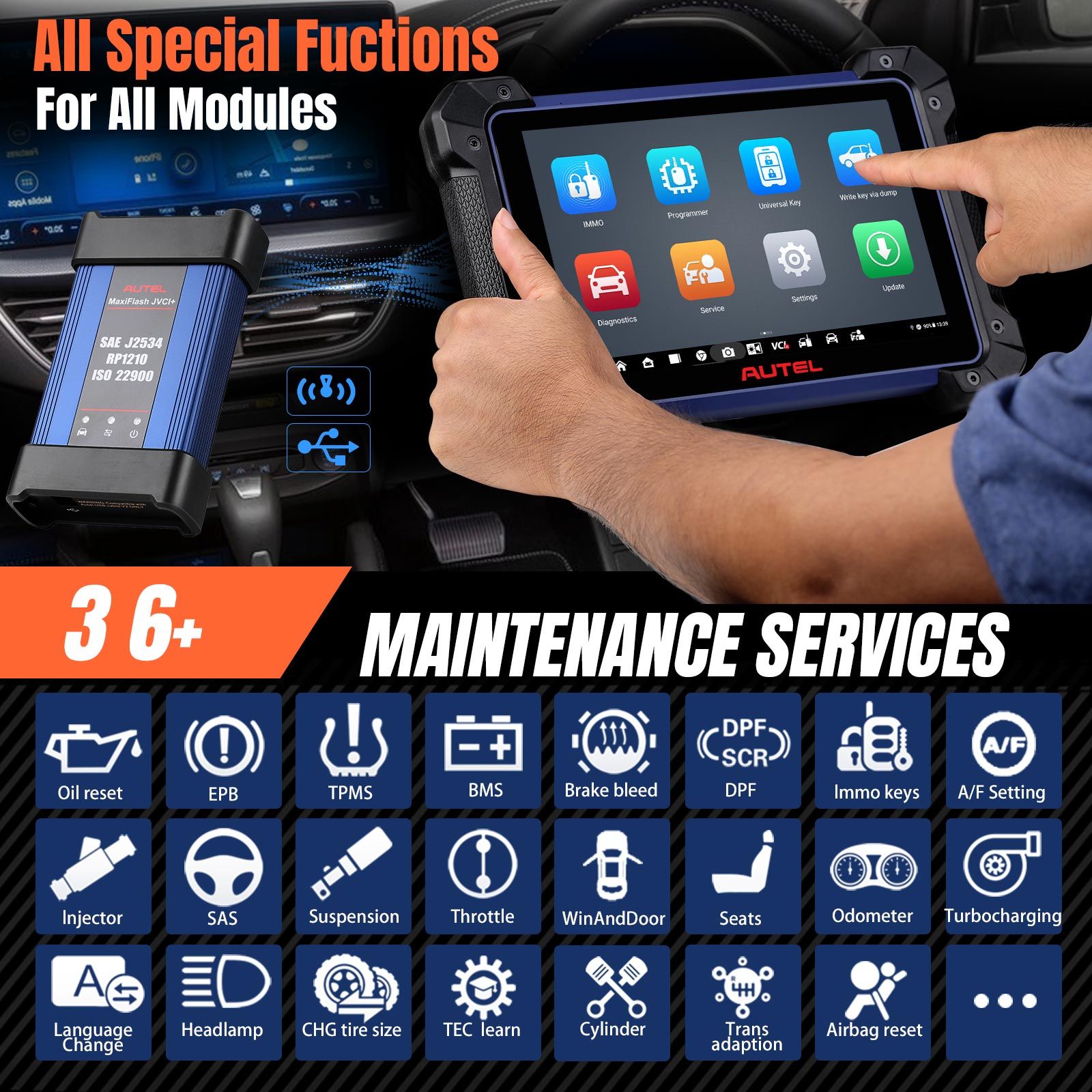 2025 Autel MaxiIM IM608 PRO II (IM608S II/IM608 II) Outil de programmation de clés tout-en-un automobile Support Toutes les clés perdues