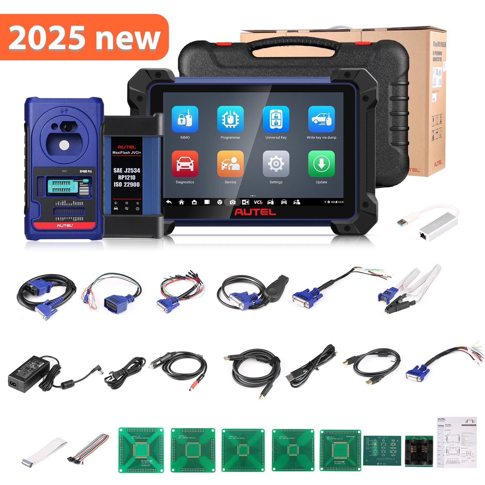 2025 Autel MaxiIM IM608 PRO II (Autel IM608 II) avec G-Box3 gratuit et APB112 Support Mercedes Benz All Key avec 1 an de plus Mise à jour gratuite