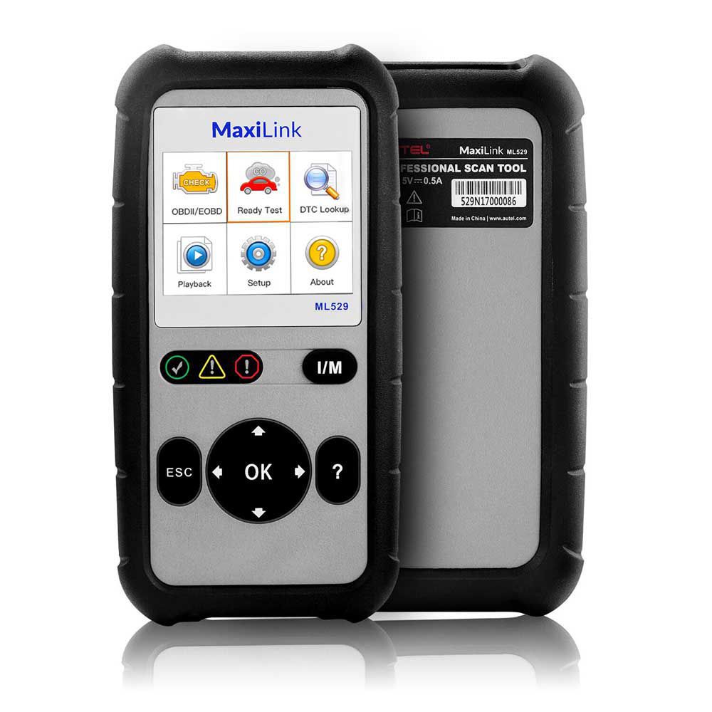 Original autel maxilink ml529 OBD2 scanner with complete OBD2 features, upgraded to al519