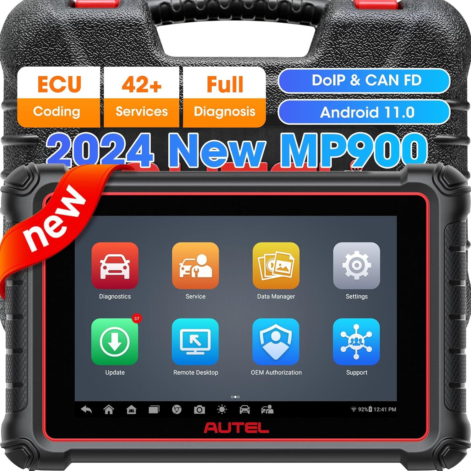2025 Autel MaxiPRO MP900 All System Diagnostic Scanner Android 11.0 ECU Coding Bi-directional Control Upgraded Of MP808S / DS808S