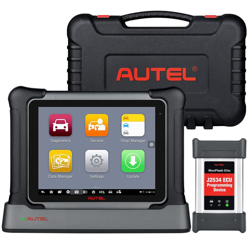 Autol maxisys Elite II OBD2 Diagnostic Scanner tool with maxiflash j2534, hardware identique to ms909 Upgrade maxisys Elite