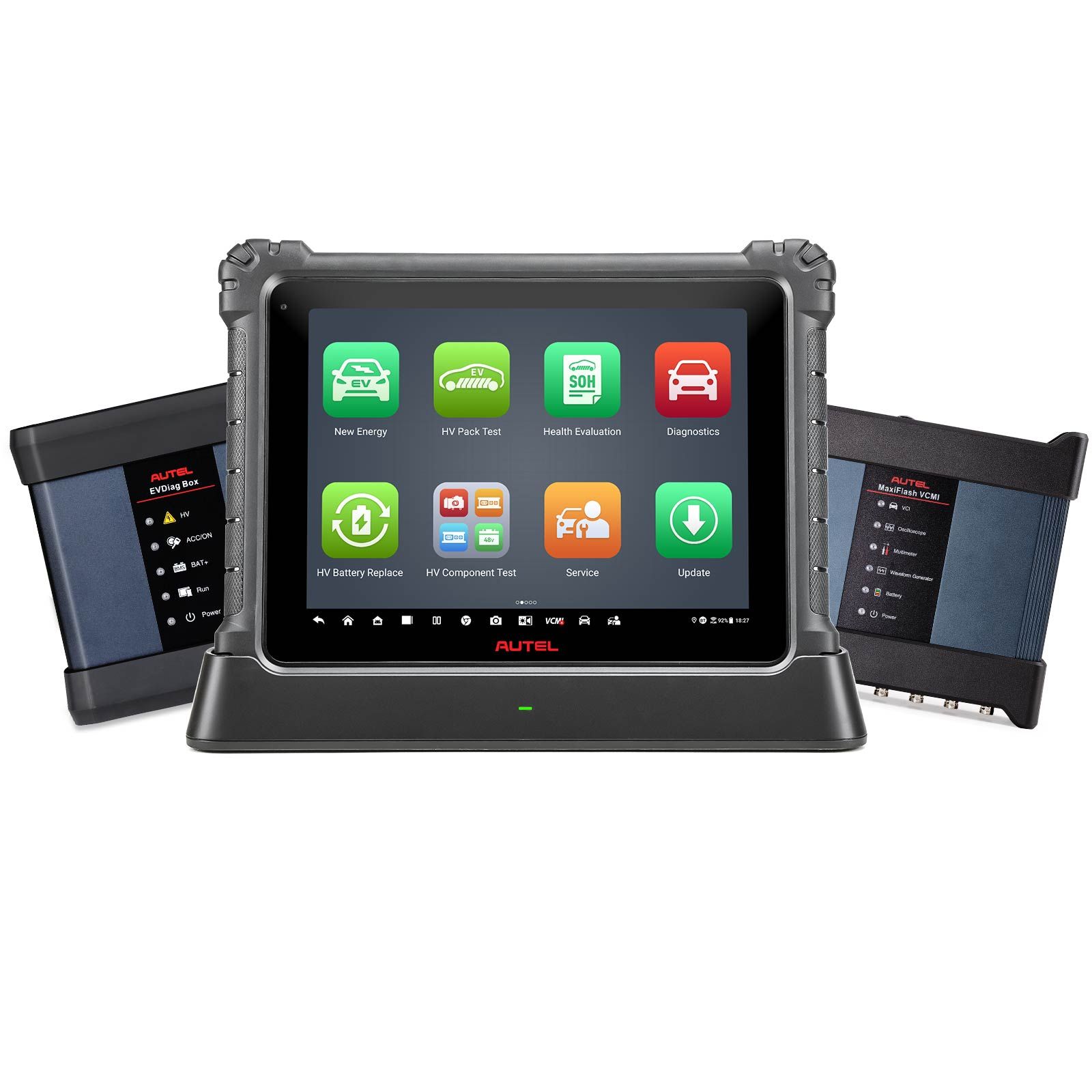 AUTEL MaxiSYS Ultra EV Diagnostics avancés de véhicules électriques avec MaxiFlash VCMI Diagnostics de systèmes haute tension Diagnostics de batteries Analyse SOC et SOH