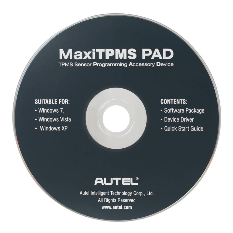 Dispositif d 'aide à la programmation de capteurs TPMS à disque de soudage Autol - Max - itpms