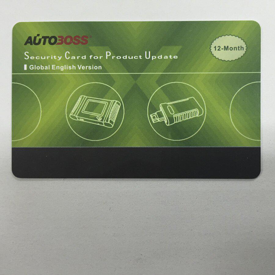 Autobos v30 / v30 Elite Security Card