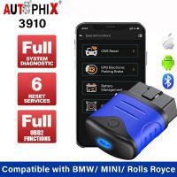 Autophix 3910 Bluetooth OBD2 Scanner für BMW Mini-ROLS Royce Diagnose des Voiture Outil der Diagnose EPB CBS etc vérification de la batterie