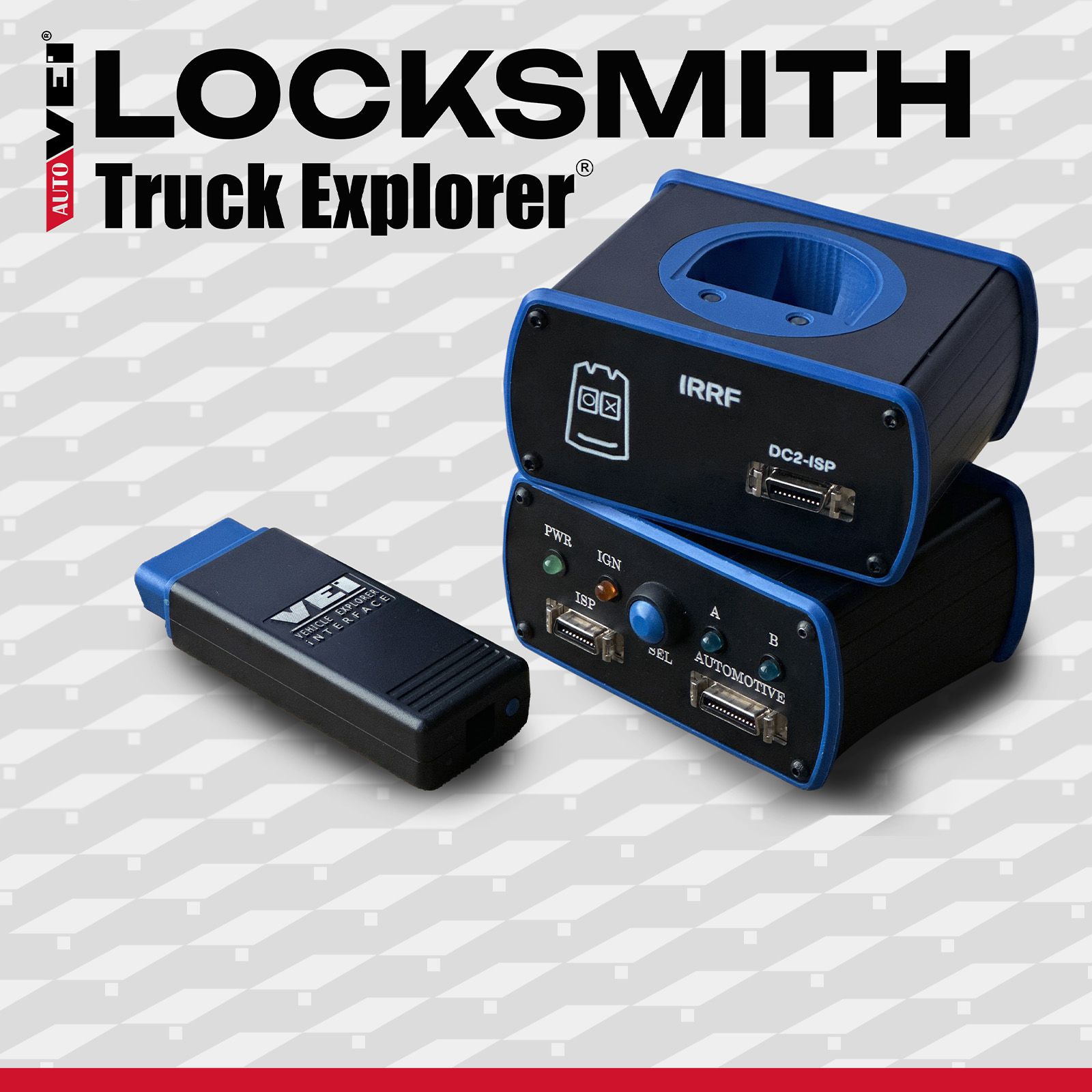 AutoVEI Truck Explorer Locksmith 2025 Mise à jour de l'outil de programmation et de diagnostic des camions avec 700 jetons