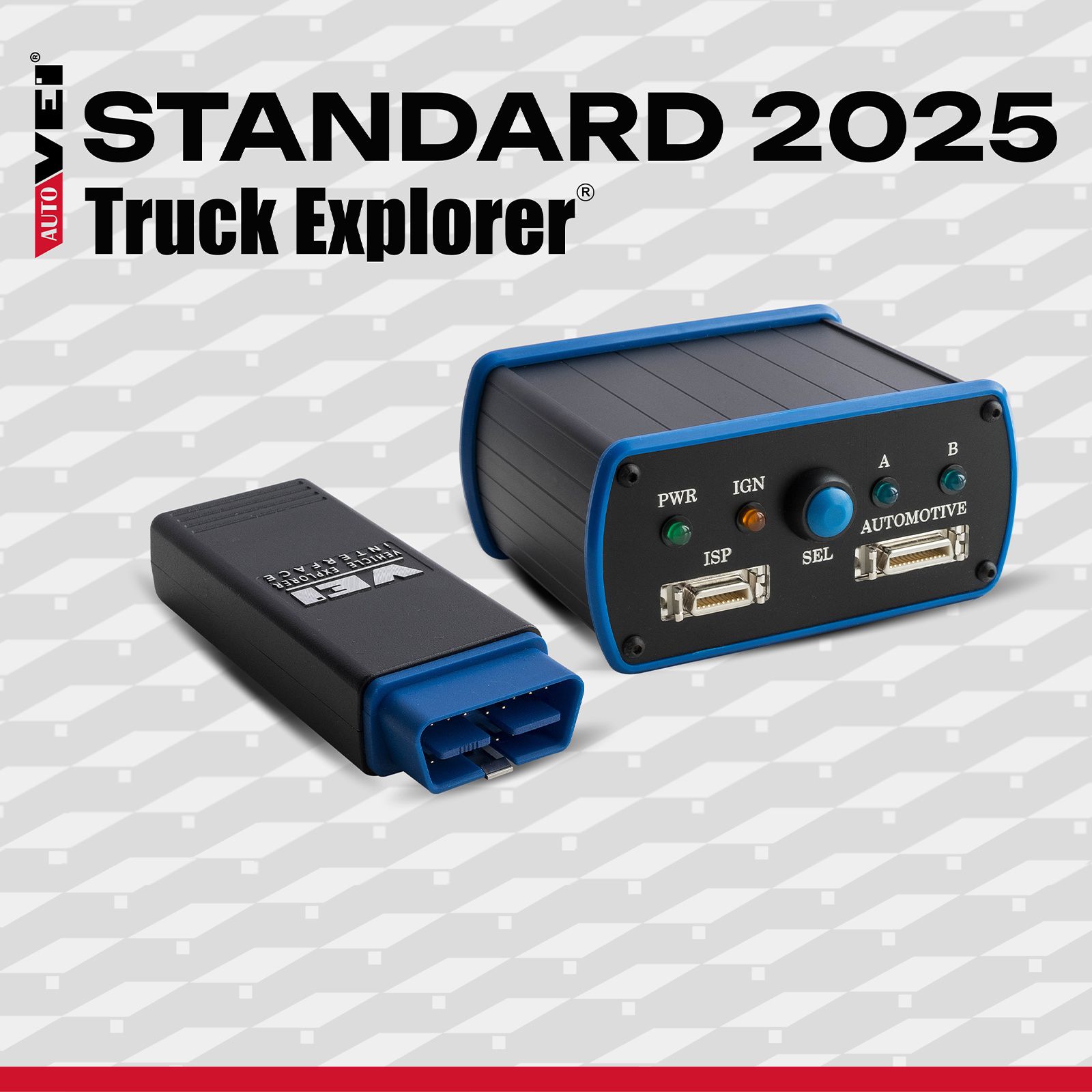 AutoVEI Truck Explorer Standard 2025 Outil de programmation et de diagnostic de camions mis à jour avec 700 jetons
