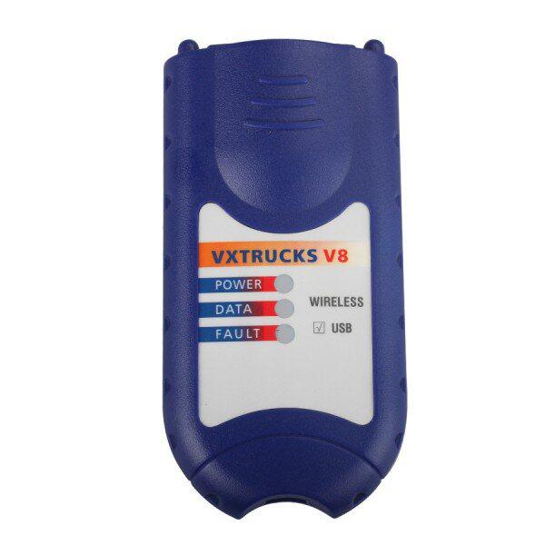 Nexiq Bluetooth version vxcar - V8 USB link Wireless Diagnostic Interface with all Adaptors (Blue)