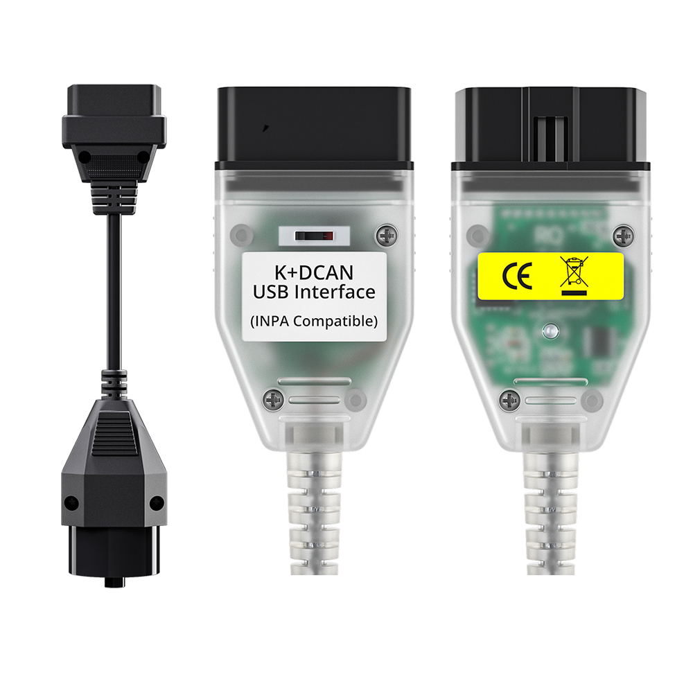 BMW INPA K+CAN permet le diagnostic complet pour BMW avec la puce et l'interrupteur FT232RL