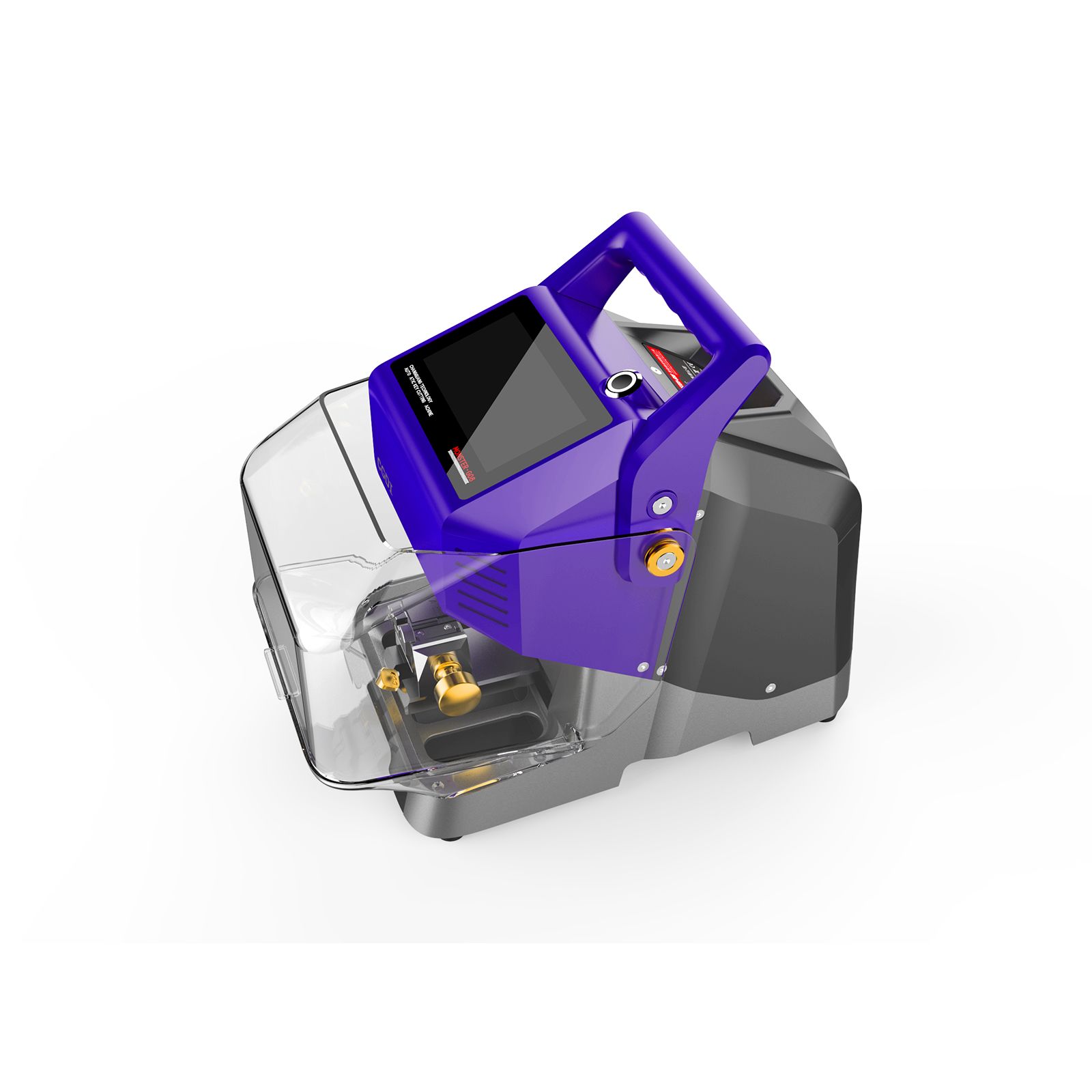 CGDI MONSTER G08 Machine de coupe de clé avec pince T5 Batterie intégrée, Bluetooth et WiFi, base de données de clés de véhicule prend en charge une coupe rapide et stable