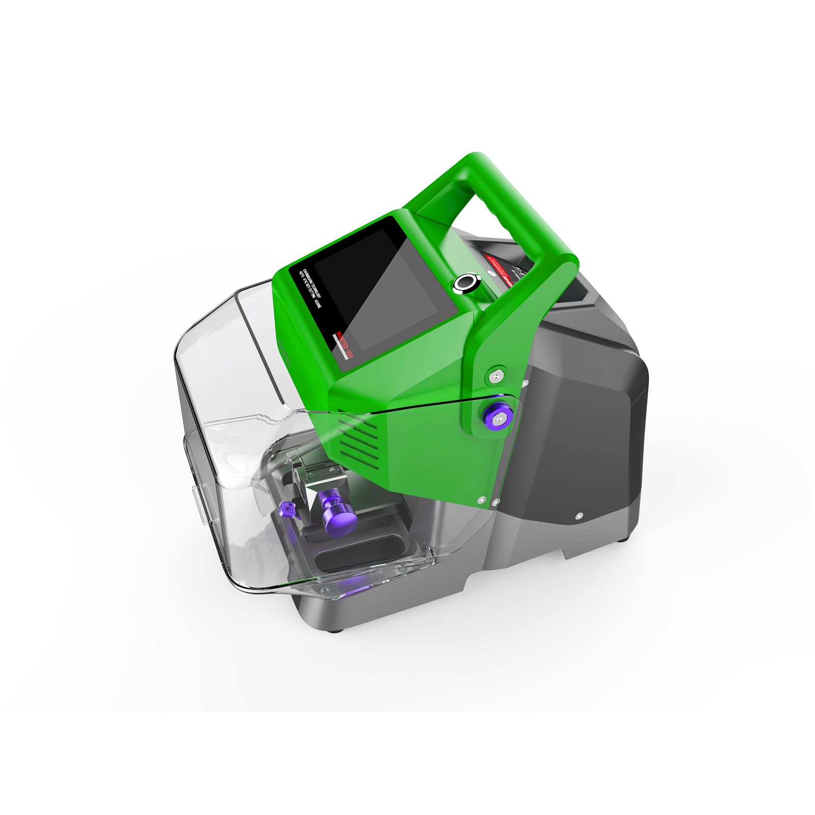 CGDI MONSTER G08 Machine de coupe de clé avec pince T5 Batterie intégrée, Bluetooth et WiFi, base de données de clés de véhicule prend en charge une coupe rapide et stable