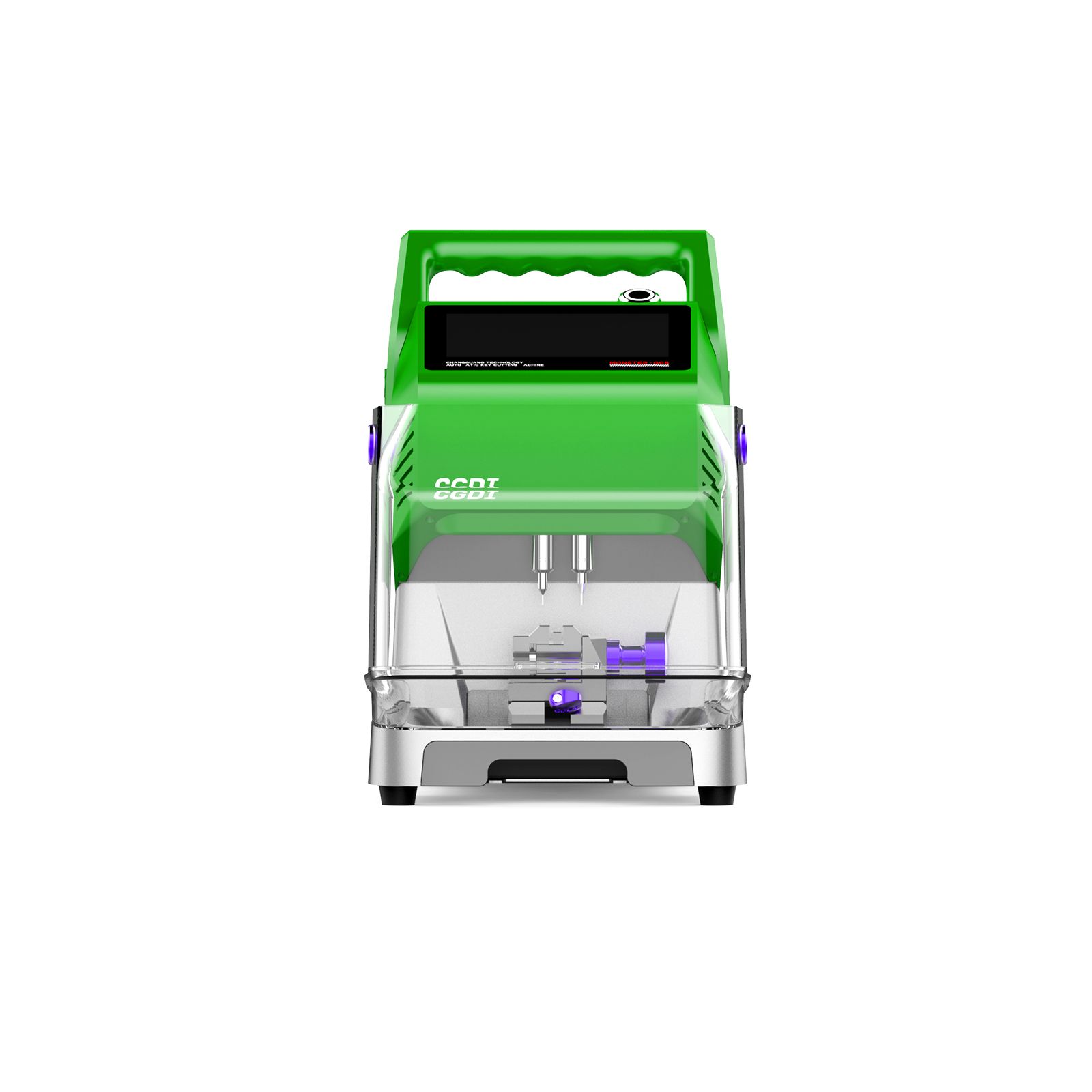 CGDI MONSTER G08 Machine de coupe de clé avec pince T5 Batterie intégrée, Bluetooth et WiFi, base de données de clés de véhicule prend en charge une coupe rapide et stable