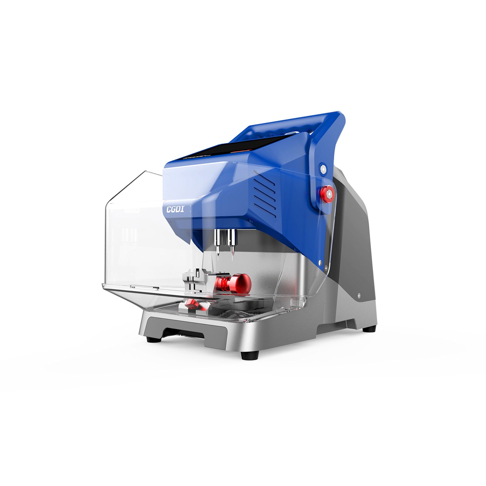 CGDI MONSTER G08 Machine de coupe de clé avec pince T5 Batterie intégrée, Bluetooth et WiFi, base de données de clés de véhicule prend en charge une coupe rapide et stable