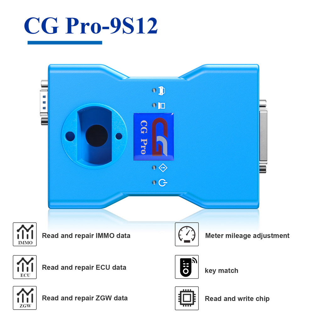 Version complète du programmeur CG Pro 9S12, y compris tous les adaptateurs