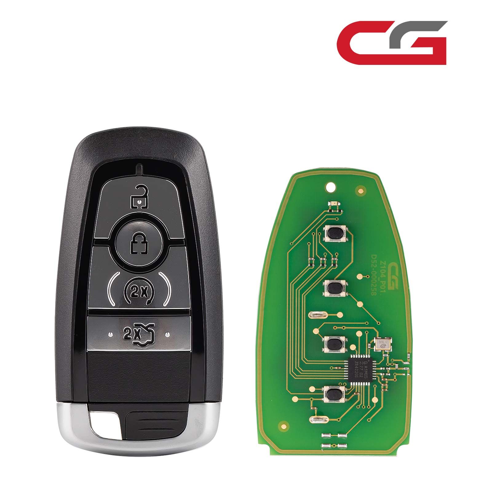 CG ZA21-4 FU.T(17,4-BTN) FOR.D 4 boutons Smart Remote utilisé avec le programmeur de clé à distance CGDI K2 5pcs/lot