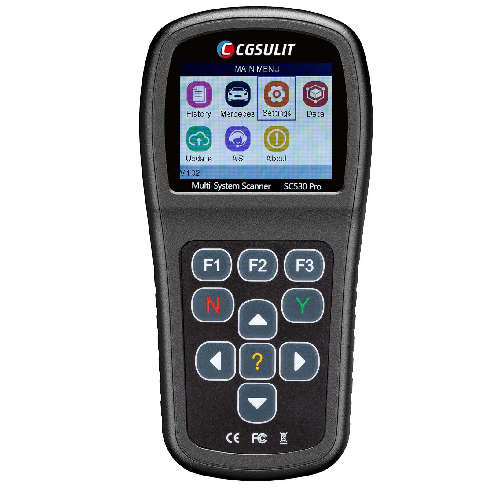2025 CGSULIT SC530 Pro pour BENZ outil de balayage bidirectionnel du scanner OBD2 de diagnostic du système complet
