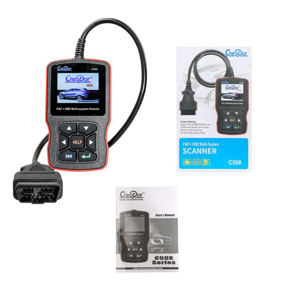 Creator c508 OBDII / eobd Multi - system scanner for Fiat / Alfa / abrath / Lancia airbag / ABS Scanning Tool