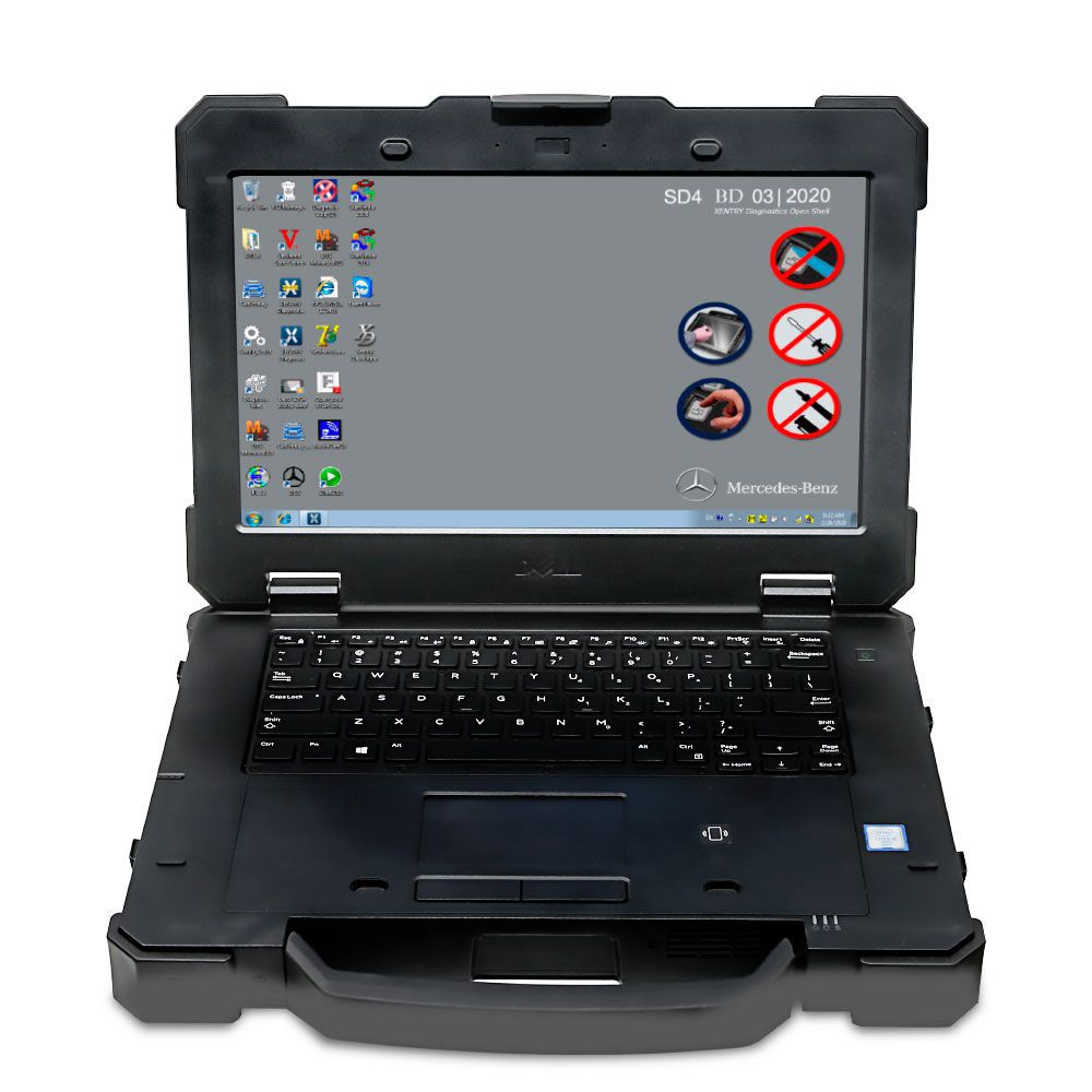 Dell 7414 ordinateur portable avec écran tactile (à l'exclusion du disque dur)