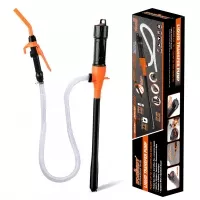 Pompe à huile électrique Siphon pompe de transfert de liquide pompe à main exploitée eau GasToolsFluid Extractor pour bateaux de moto de voiture