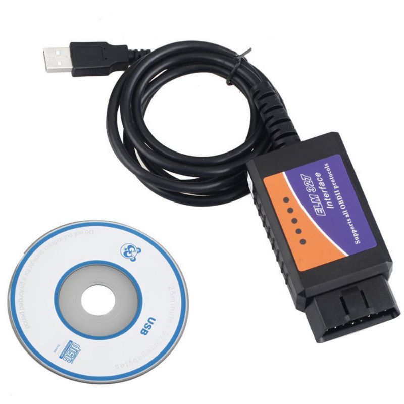 Elm327 V2.1 Scanner Software USB Plastics and ft32rl Chips