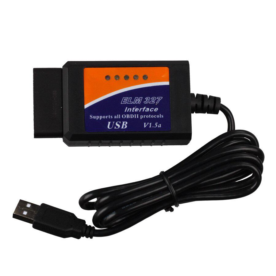 Elm327 V1.5 scanner de bus OBDII - eobd - can sans puce ft23 - 2rl