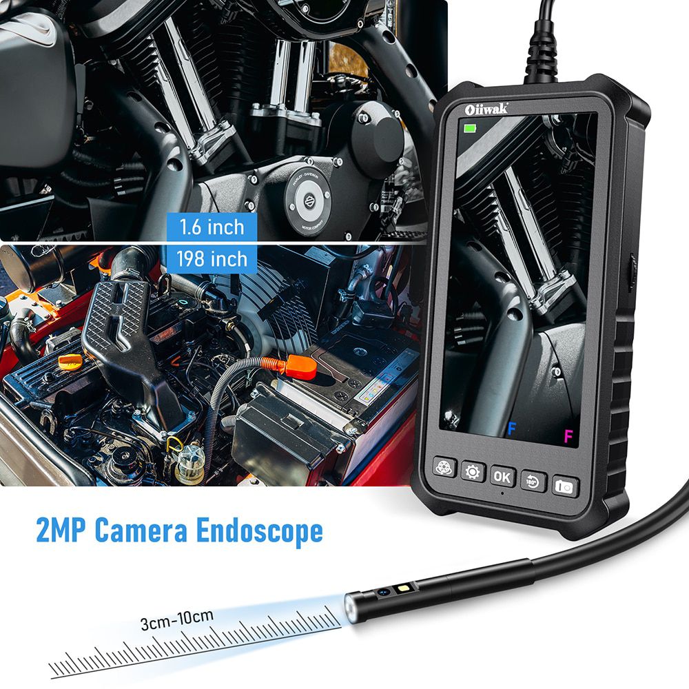 5,5mm caméra endoscopique 1080p micro caméra endoscope 5mm pêche Automobile double caméra endoscope IP67 caméra de surveillance