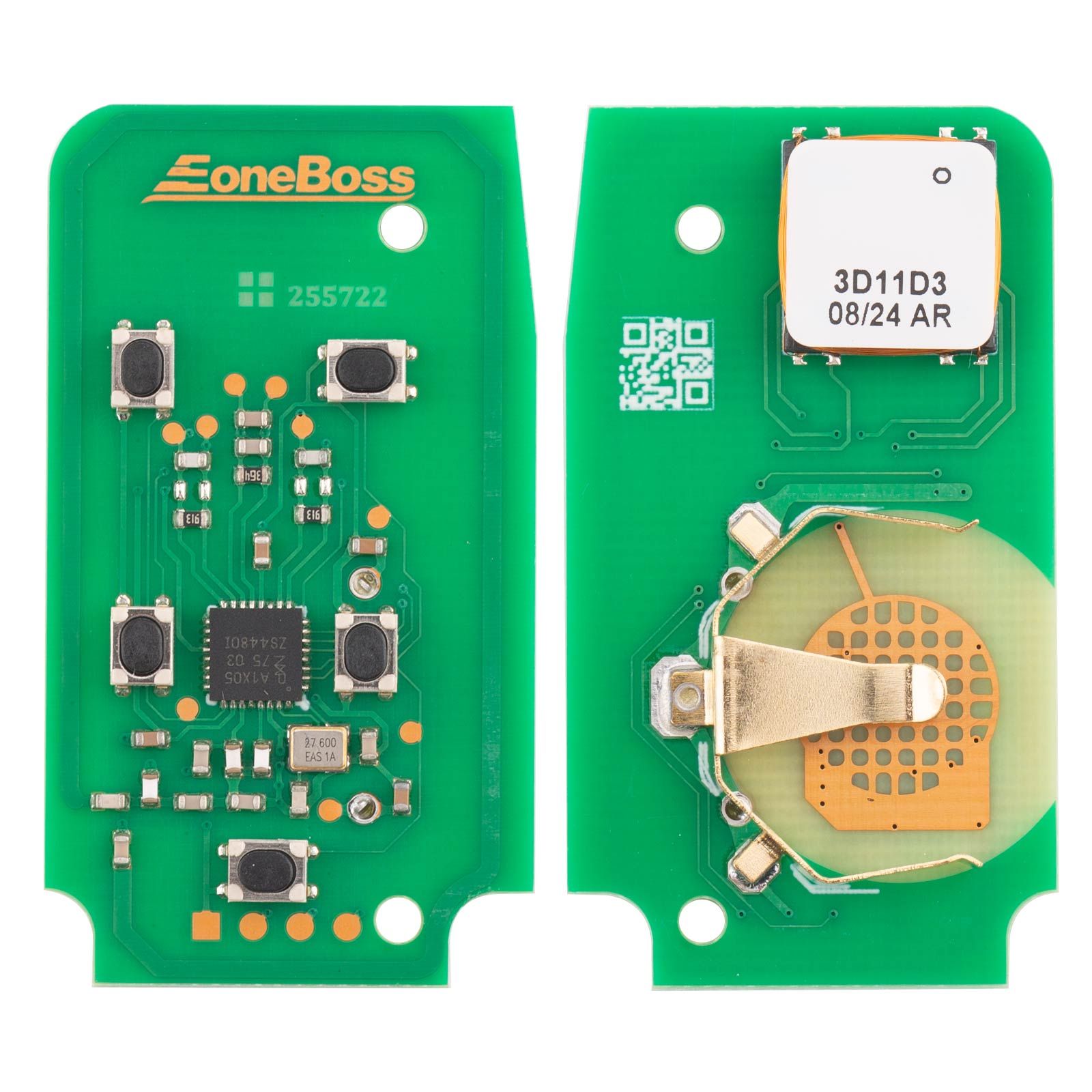 EONEBOSS pour JLR Key PCB Board Support Only Année 2018-2021 Fréquence: 315MHz / 433MHZ