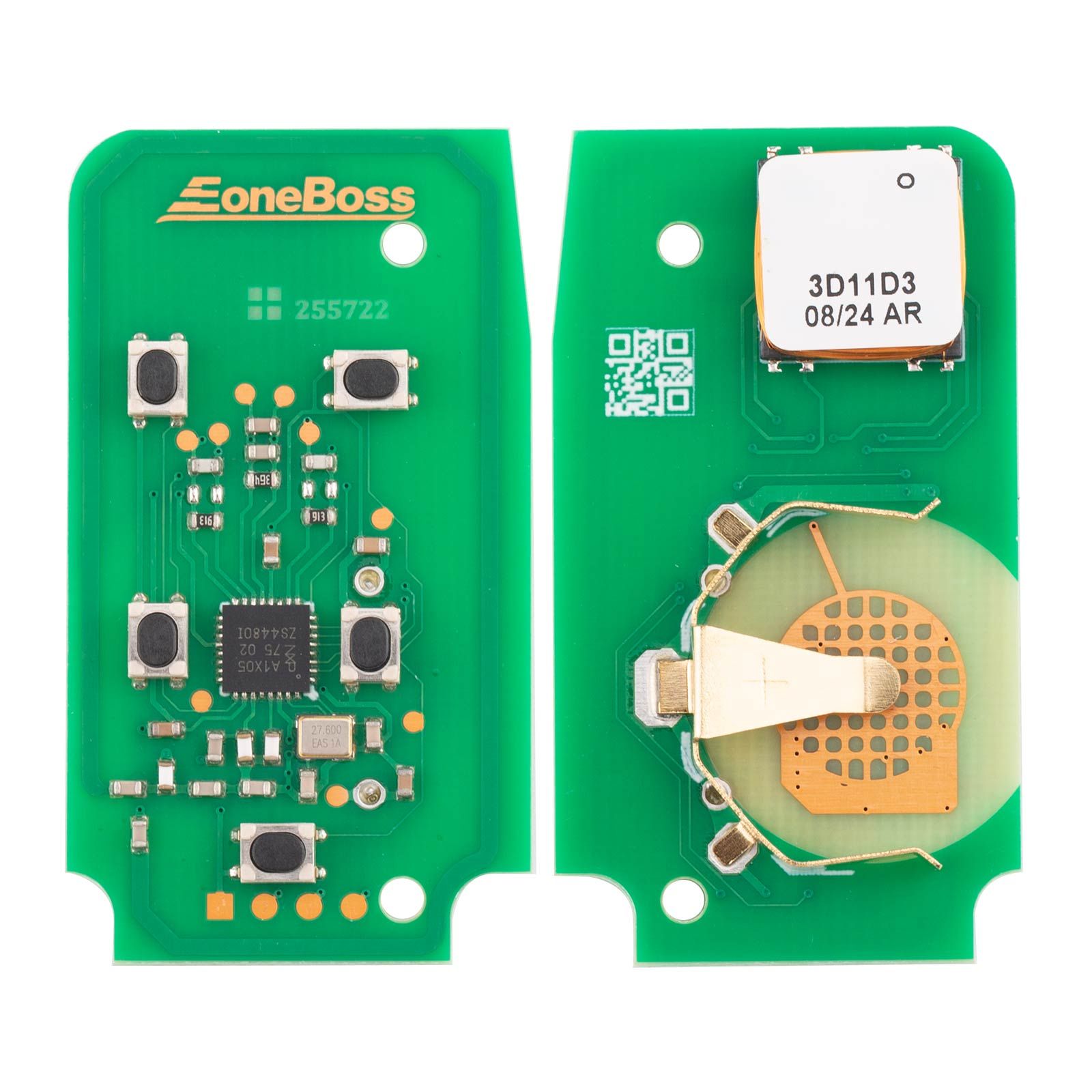 EONEBOSS pour JLR Key PCB Board Support Only Année 2018-2021 Fréquence: 315MHz / 433MHZ