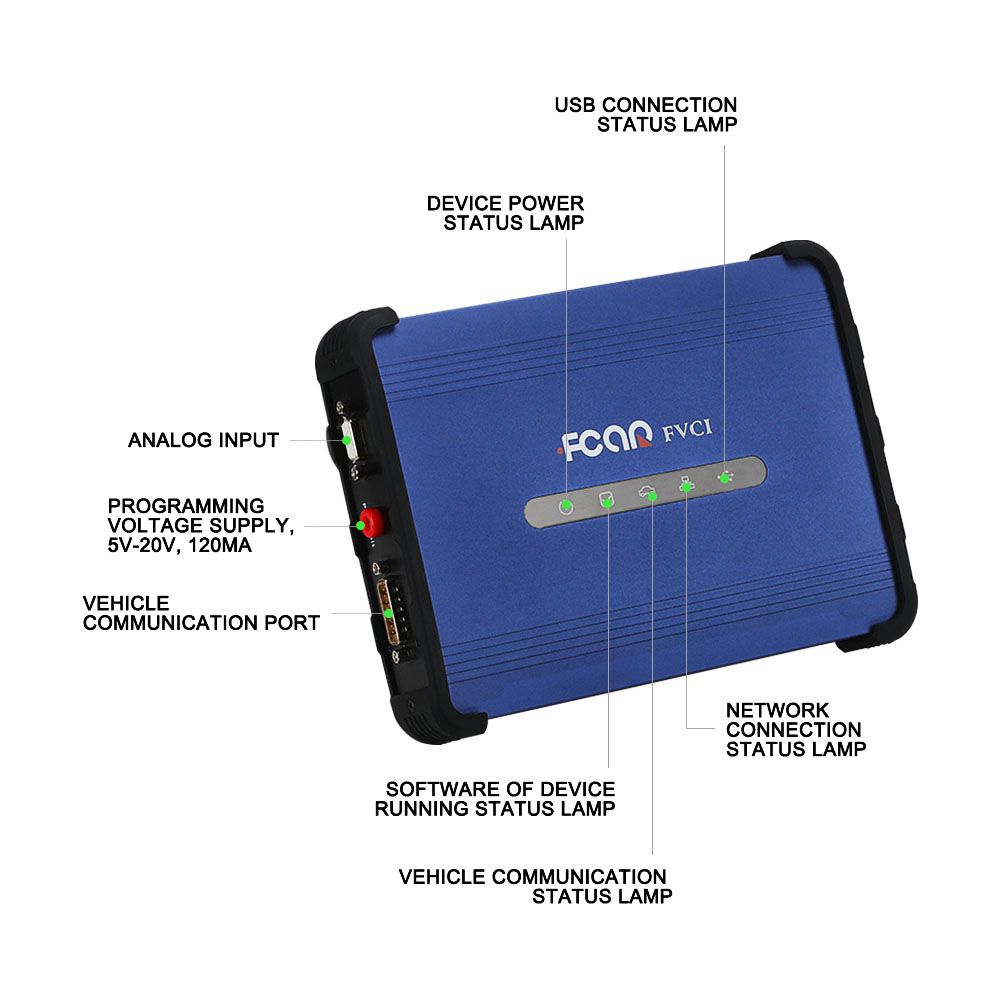 Les outils originaux de diagnostic, de réflexion et de programmation fcav - fvci - pasturu j2534 VCI sont identiques à ceux de l 'automax - ISO - ms908p.