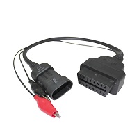 3 épingles à 16 épingles câble de diagnostic du connecteur d'adaptateur OBD2 pour Fiat Alfa Lancia câble de connecteur d'adaptateur OBD2 durable de haute qualité