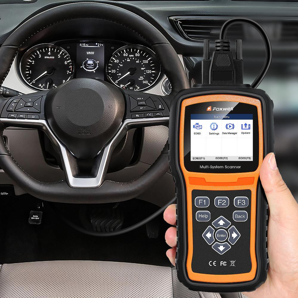 Scanner multi-système Foxwell NT530 avec 1 voiture gratuite Faites la version à jour du NT520 Pro/NT510