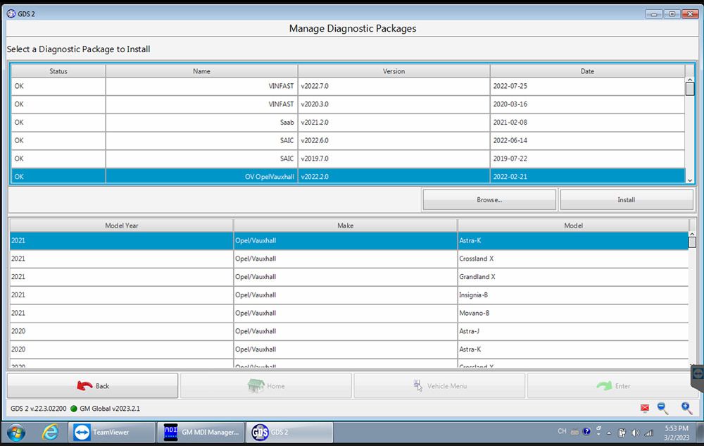 V2024.3 GM MDI GDS2 GM MDI GDS Tech 2 gagne logiciel Sata HDD pour Vauxhall Opel/Buick et Chevrolet