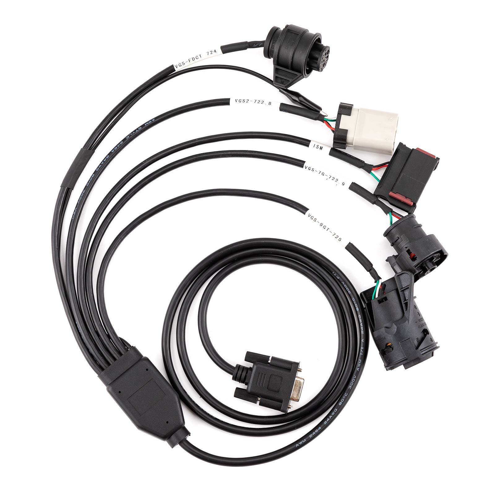 2025 GODIAG Boîte de vitesses ISM Cable 5-en-1 Set pour Mercedes Benz VGS-FDCT 724/ VGS2-722.8/ VGS-7Gtronic-722.9/ VGS-9GT-725/ ISM
