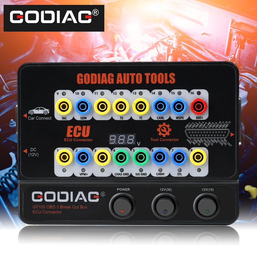 Gdiag gt100 Automatic Tool OBDII Tap Box ECU Connector
