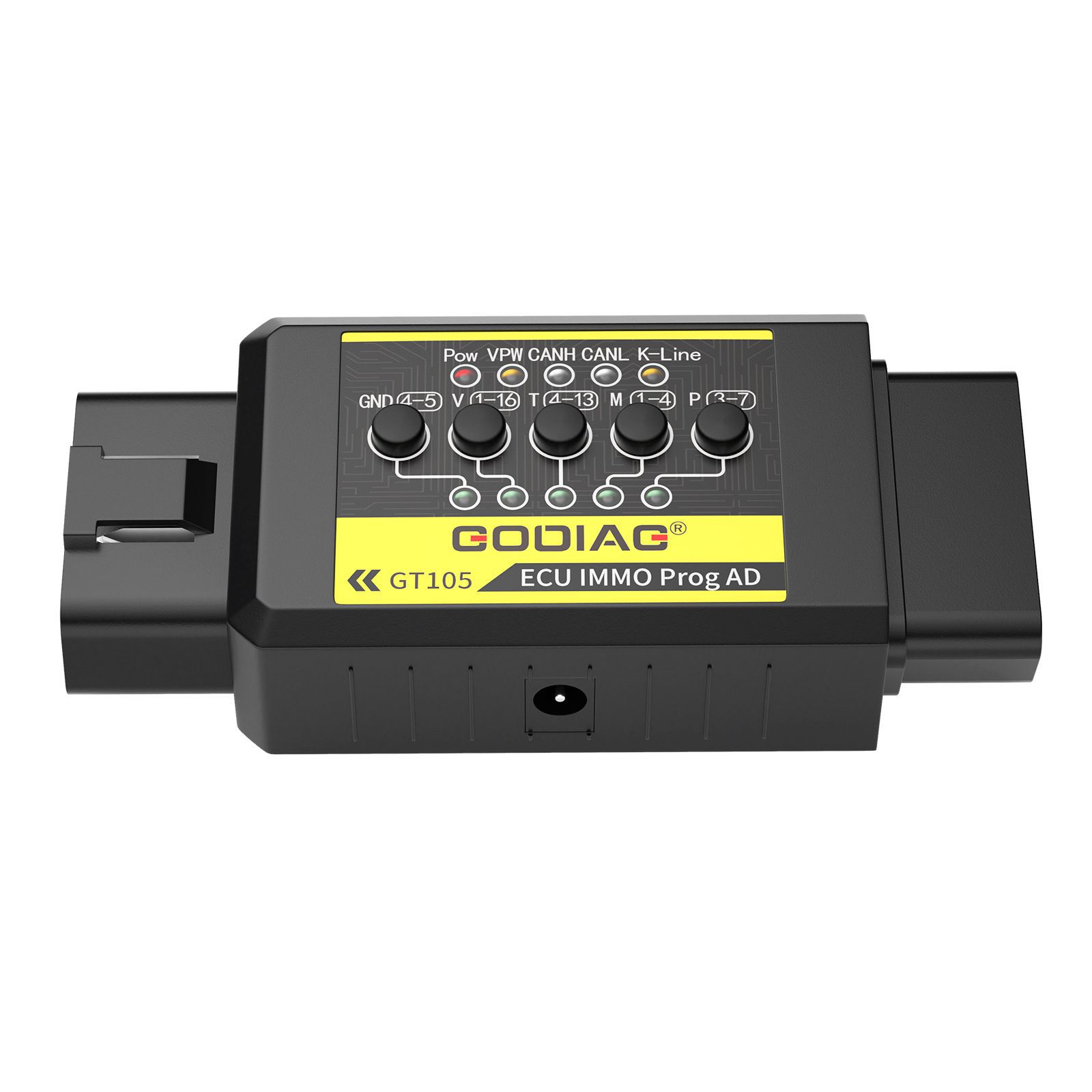 2022 dernier connecteur goldiag gt105 obd II Tap Box obd Auxiliary ECU immo prog ad Ecu
