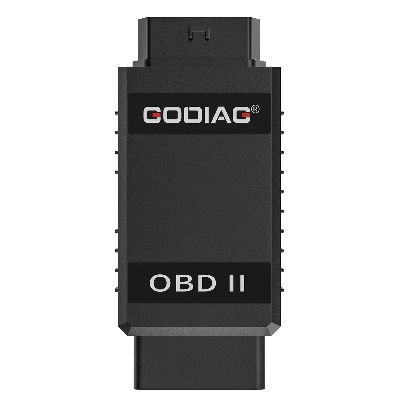 GODIAG GT105 II ECU IMMO Prog AD OBD2 Break Out Box ECU Connecteur Affichage Voltage du véhicule Voltage de la batterie de la voiture inférieure à 11V